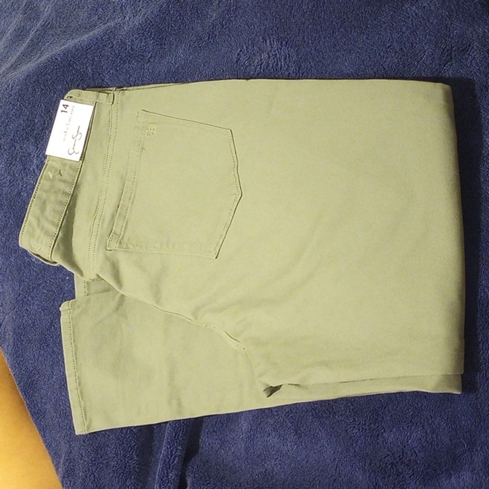 Jessica Simpson High Rise Skinny Ankle pants, size 14 NWT